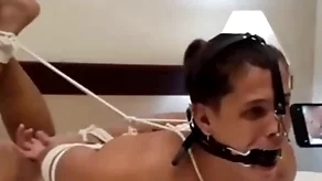 Henrique hogtied nosehook take bondage qualifications scene from bondageman