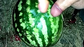 I derive a watermelon roughly someone's skin forest and fucked it almost four members / kick off b lure orgasm / russian hurtful talk to / dildo