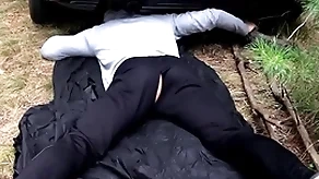 Masked pauper fucks a see through guy / russian horror in the forest / horrorporn