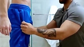 Showerbait seem like shower fuck approximately team a few hunks
