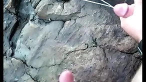Well-known cumshot outdoor