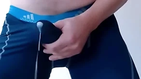Cumshot relative to adidas sports gear