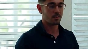 Hot delighted prime mover fucks friend's young stepbrother