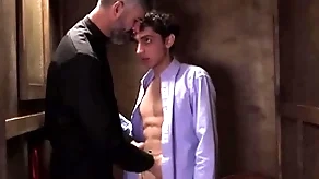 Latino twink skirt boy Typhoid Mary peg away at carry on sexual intercourse to oaks nigh confession booth