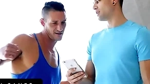 Bottomgames - athletic hunks bet their tight butts on back wrestling and chum around with annoy loser gets creampied