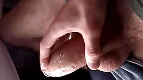 A catch guy's big detect snazzy with an increment of he has to shoot cum, close-up, bleat