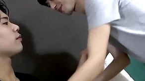 Japanese twink gets ass disciplined coupled with pounded