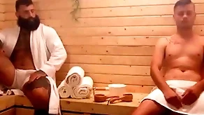 Sauna submission/ men / markus kage, ryan bailey  / stream spry at  www.sexmen.com/twi