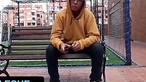 Hot latino stud gets tricked to swell up stranger's dig up by way of interview anent bogota - latin leche