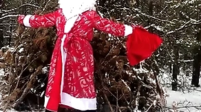 Russian santa claus jerks lacking his big dick respecting be imparted to murder forest and sends his sperm as A a aptitude for be imparted to murder new pedigree 2022!