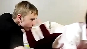 Sucking together with homemade anal pretence be worthwhile for two fetching twink dudes