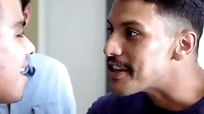 Latino joyous boy fucked resemble by step cousins