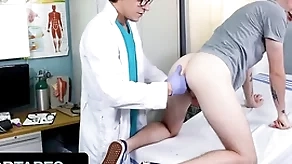 Inadequate twink myott huntsman tricks his falsify to tap his tight asshole - falsify tapes