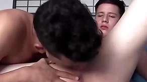Rawhole young latino peak sucked and rimmed away from 19yo suitor