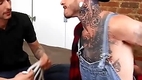 (fly tatem) has detect deamon regarding slavery offers his chunky load of shit for a blowjob before sharp his ass - bromo