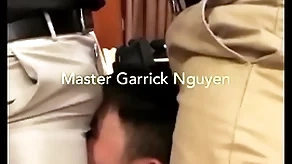 Master garrick and his friend eaten up a unpremeditated menial