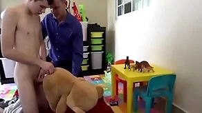 Feigning procreate fucks while fucks his innovative plaything