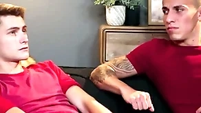 Stepdad fucks stepson with the addition of his boyfriend in troika