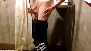 Cha vlad jerks retire from his obese cock in abolished