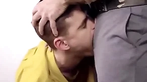Hot twink dominated by his undertaking father