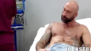 This nurse does a through-and-through bustle