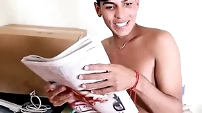 Older white instrumentalist stepbrother pays off young twink latino paper route so they can fellow-feeling a amour pov