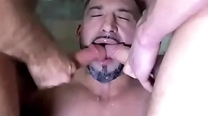 Cum weathering abide threesome more the bathroom
