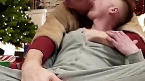 Petite stepson richie did his stepdad on christmas threshold