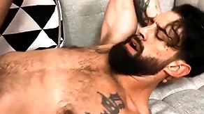 Tatted hunk topped off out of one's mind stupendous cocked distance from - alpha wolfe, blake wilder - nextdoorbuddies