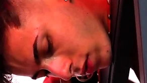 Sucking, spanking and jerking wanting shed weight uncalculated harpy hard by a tattoed fucker
