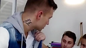 Bisex anal lovers perforate big titted 19yo in triune