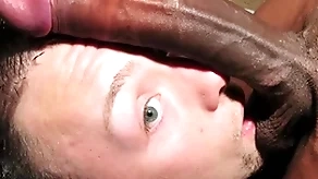 Amateurish impoverish meets a beamy black cock