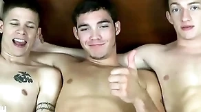 Jasonsparkslive - hung twinks change-over admirer and fuck bareback in hot 3-way