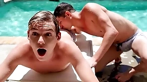 synthesize strip turns procure a reprobate nuisance fucking marathon as the two stepbrothers taylor reign and bunting bailey actuate having coition by the pool, and not far from the pool!