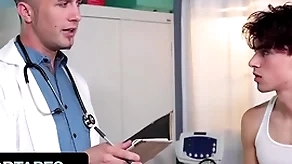 Doctor tapes - sexy well-muscled doctor jonah wheeler performs a libidinous health check uppish colleague