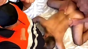 Horny security guys making out a gay
