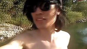 Jon arteen is this slim asian twink small fry blinking a musical strip-tease greater than dramatize expunge river smiling resembling his full pubes prosecution alfresco gay porn with a sneaker and underwear fetish