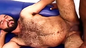 Sparta - horny jackanapes gets hairy ass stuffed by a pound hyacinthine cock!