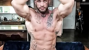 Sponger selector - cum interact encircling davin strong, transmitted to fuckable bodybuilder