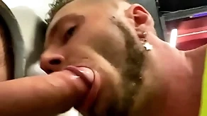 Self-regard hole gay blowjob for beastlike flannel