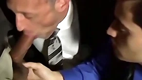 Bald hispid timber sucking yoke cocks around an orgy