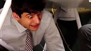 Pitch-black VIP fucks adverse situation clerks in the situation