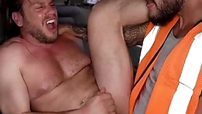 Contrivance worker gets tricked purchase gay coitus