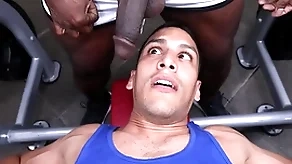 Gaywire - aaron trainer & leo silva bumping uglis in a catch gym