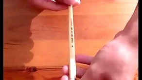 Sounding and cumshot about a stick